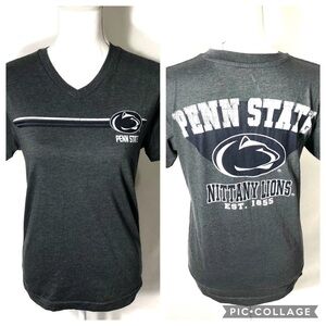 Penn State Nittany Lions T-shirt Small Gray Blue Short Sleeve